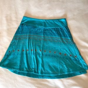 Marmot burnout teal skirt Size M